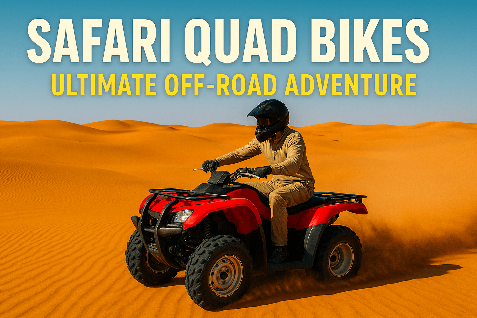 Safari Quad Bikes, Ultimate Off Road Adventure